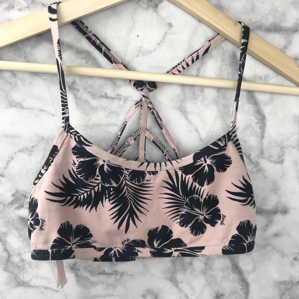 PINK VS Tropical Print Bralette